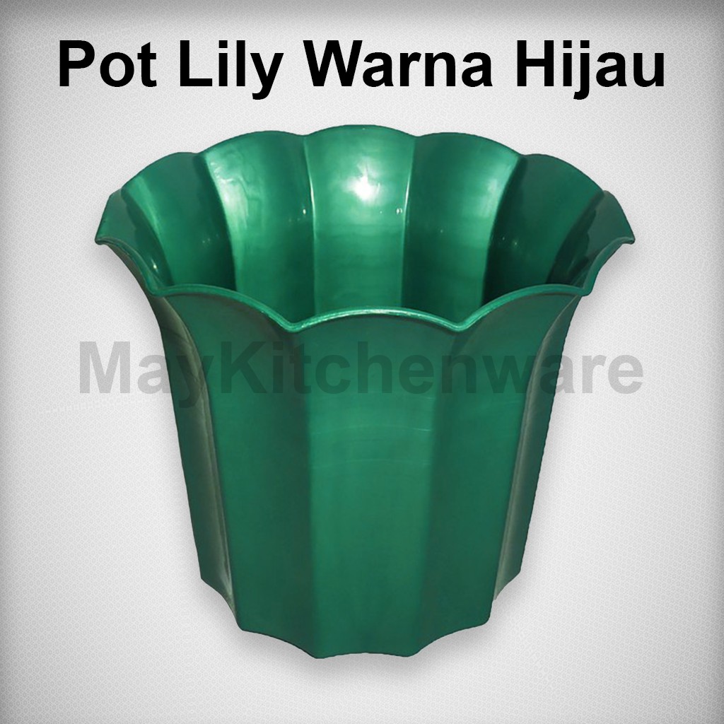 Pot Plastik Lily Bunga Tanaman Hias Kebun Bibit Kualitas Bahan Tebal Kuat Polos Grosir Murah Warna