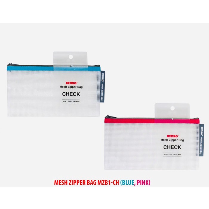 

Trendi Kenko Mesh Zipper Check Bag Mzb1-Ch Terlaris
