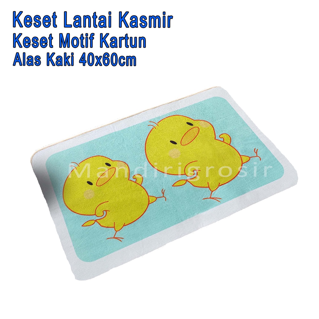 Keset Lantai Kasmir *Keset * Keset Motif Kartun * Uk.40x60cm