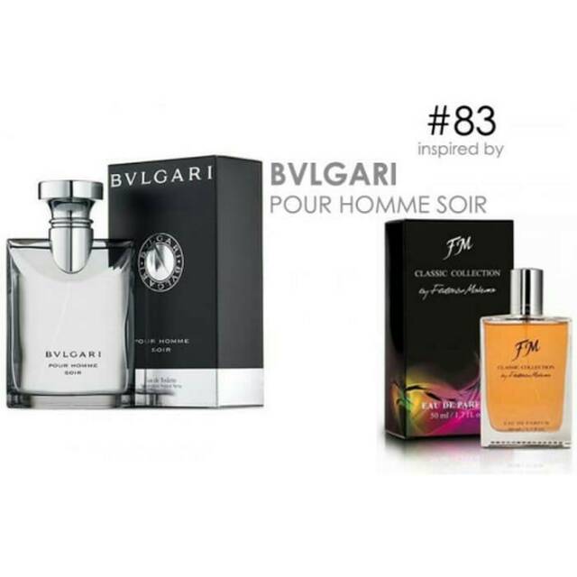 Parfum FM 83 Bvlgari - Pour Homme Soir (Original import Eropa)