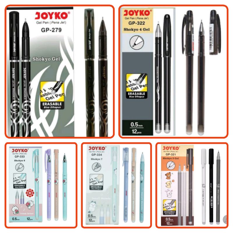 

Bolpen bisa di hapus Joyko Shokyo Gel / Erasable gel pen