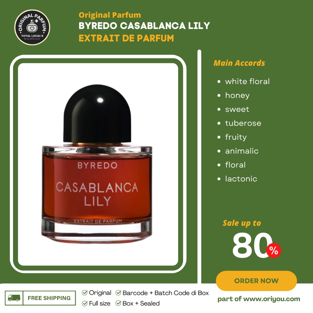 BYREDO CASABLANCA LILY EXTRAIT DE PARFUM 100 ML