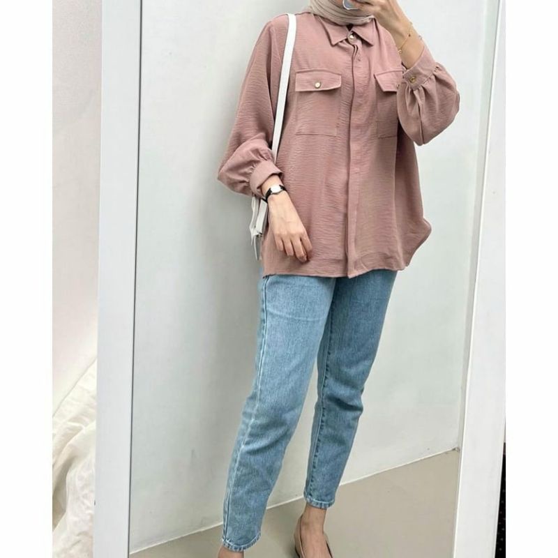 KARINA BLOUSE CRINCLE AIRFLOW