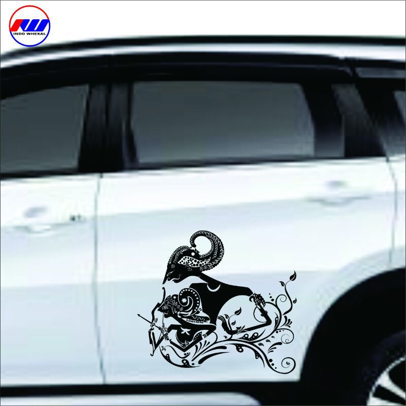 STIKER CUTTING WAYANG ARJUNA DAN SRIKANDI