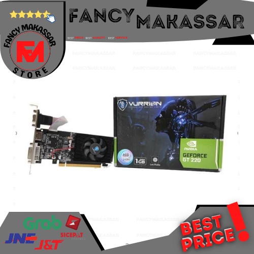 VGA VURRION NVIDIA GEFORCE GT 220 1GB DDR3 128BIT GT220 | GARANSI RESMI | FANCY_MAKASSAR