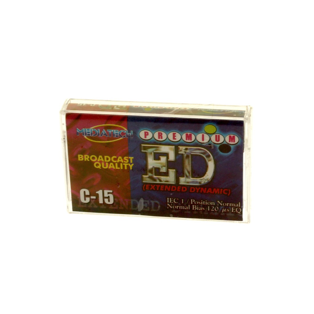 Kaset Audio Kosong Mediatech ED / Audio Cassette / Kaset Kosong C15, C30, C60, C90, C120 - SALE