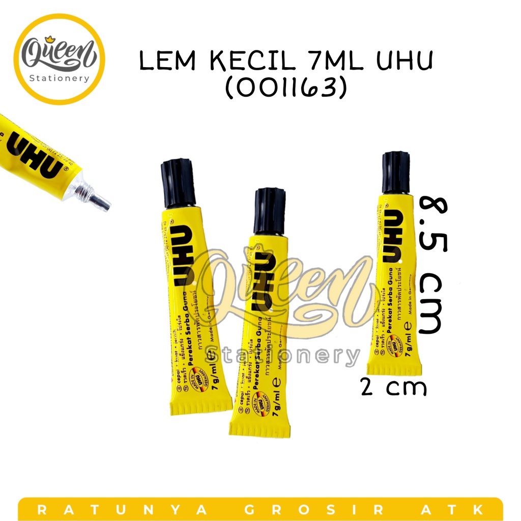

1 PCS LEM 7ML ALL PURPOSE UHU / LEM SERBAGUNA / LEM MURAH / LEM UHU (001163)