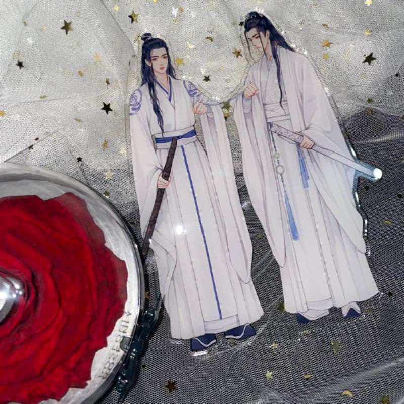 READY STOCK MDZS The Untamed Young Wangxian 20cm Standee Wei Wuxian Lan Wangji