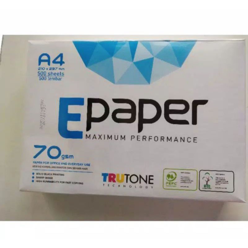 

GROSIR KERTAS HVS A4 70 GSM Epaper