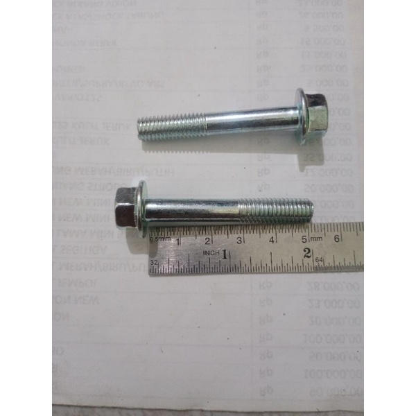 (5PCS) Baut flange 8x50( baut 12 panjang 5Cm)