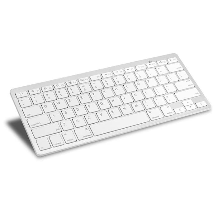 Ultra Slim Bluetooth 3.0 Wireless Keyboard for Macbook/Android-White