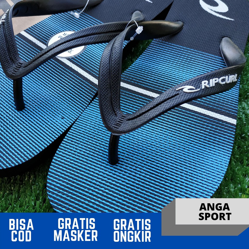 SANDAL JEPIT RIPCURL PRIA / SANDAL DISTRO COWOK / SANDAL CASUAL / SANDAL SURFING PANTAI KEKINIAN