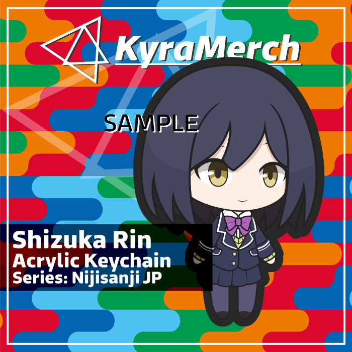 Keychain Nijisanji Japan Shizuka Rin
 | KyraMerch Anime Fanmerch Dealer