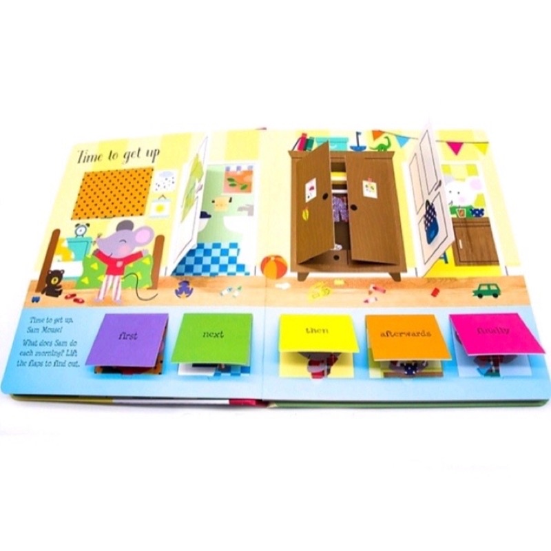 USBORNE buku anak LIFT THE FLAP SIZE BESAR BEST SELLER seasons weather abc germs demolition kontruksi body works grammar usborne pop up-4