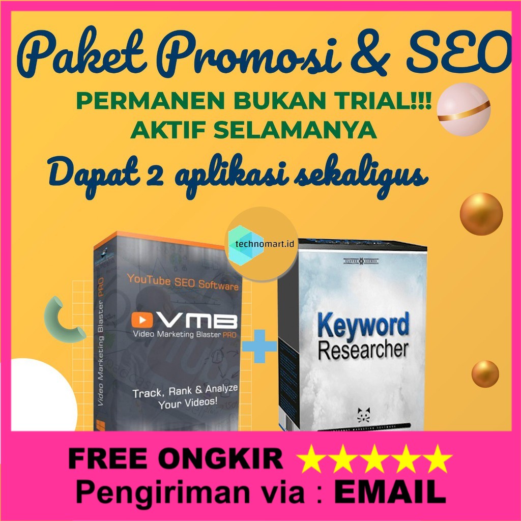 VIdeo Marketing Blaster v1.4.4 Pro + Keyword Researcher - Aplikasi SEO Yutube dan Gogle VMB Windows 