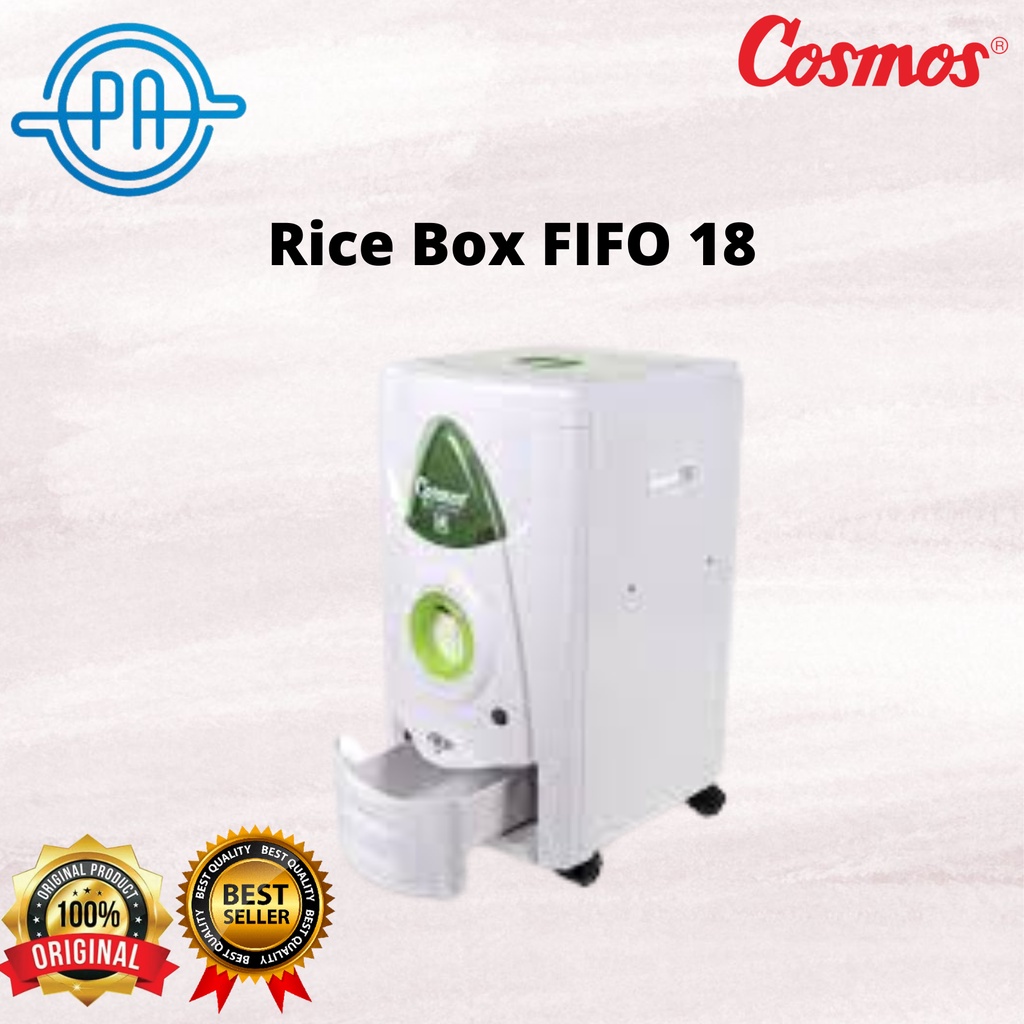 RICE BOX COSMOS FIFO 18 TEMPAT KG BERAS KUTU ANTI