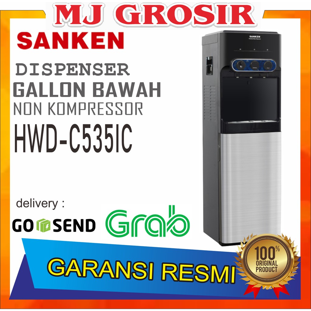 PROMO WATER DISPENSER SANKEN HWD C 535 IC HWDC535IC HOT &amp; COOL