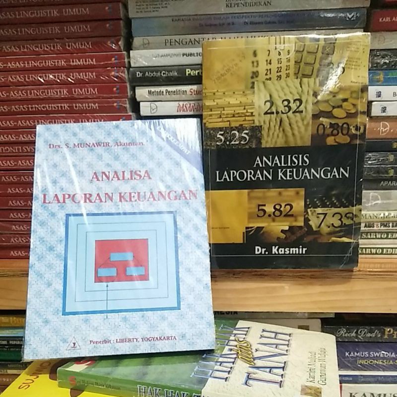 BUKU EKONOMI BISNIS KALANGAN MAHASISWA ANALISIS LAPORAN KEUANGAN #MUNAWIR #DR.KASMIR
