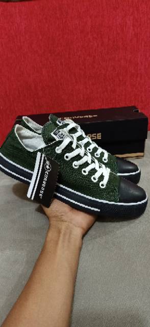 TERBARU!!![BAYAR DI TEMPAT ]COD Sepatu sneaker converse allstar army pria wanita sepatu sneaker kasual converse hiking+box