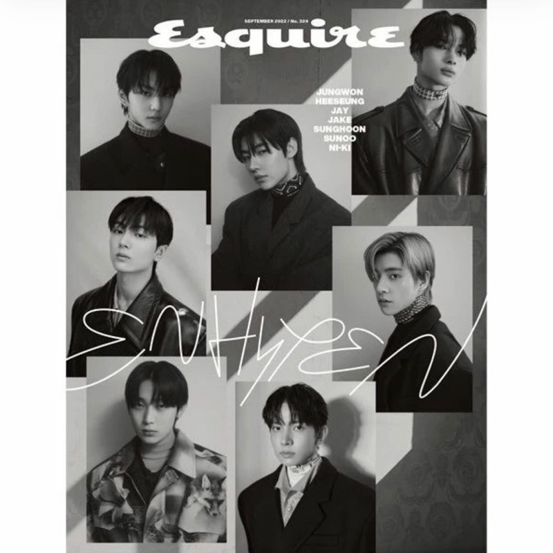 Esquire Korea Magazine Enhypen Wonwoo Seventeen - September 2022