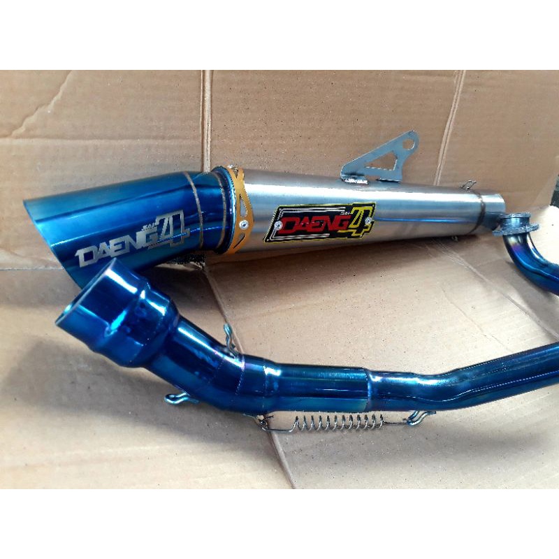 Pipe Daeng Sai4 Silincher and Elbow mio sporty bluemoon Ekhaus inlet 51mm