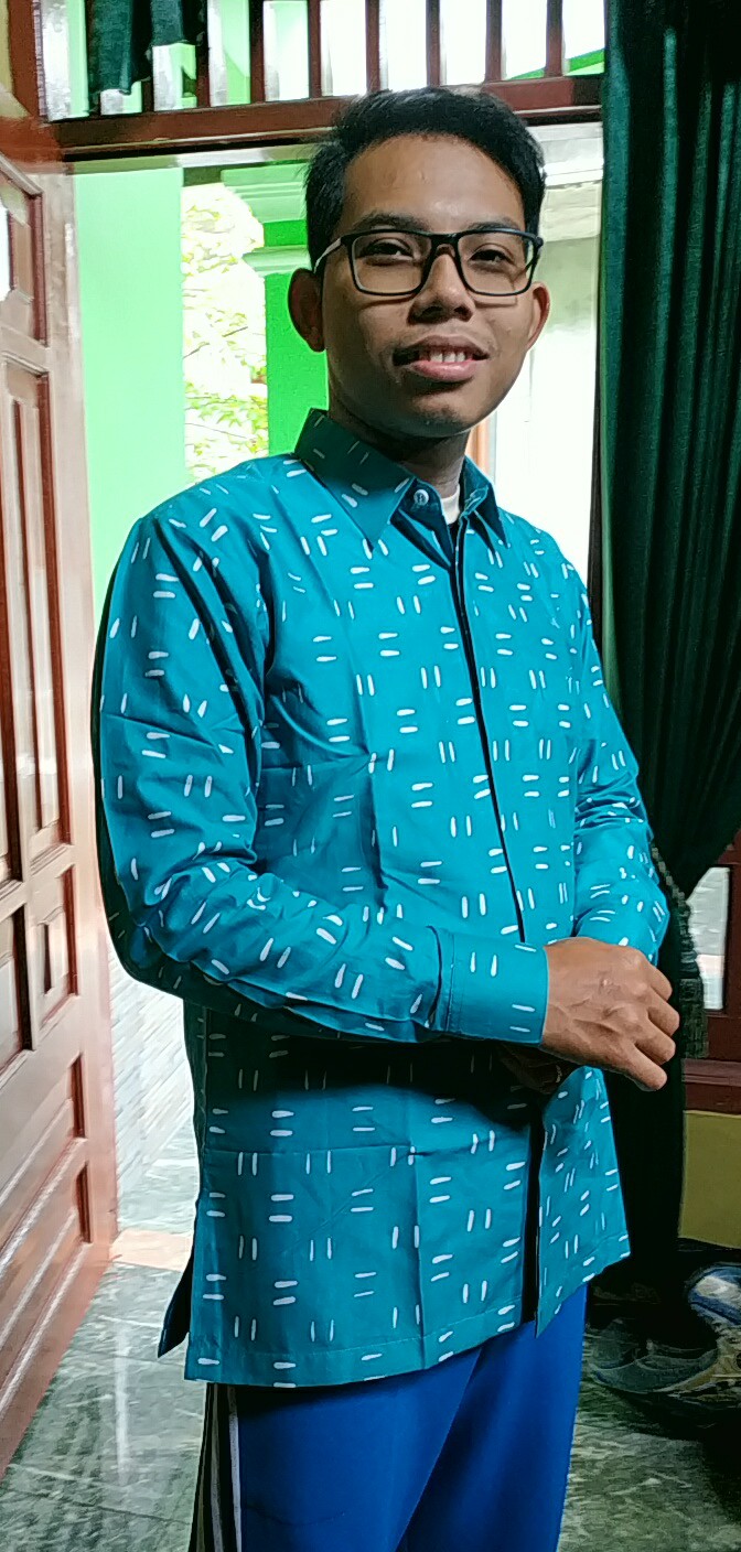 Batik Cap Motif Gumelar Kemeja Batik Pria Lengan Panjang Full Furing