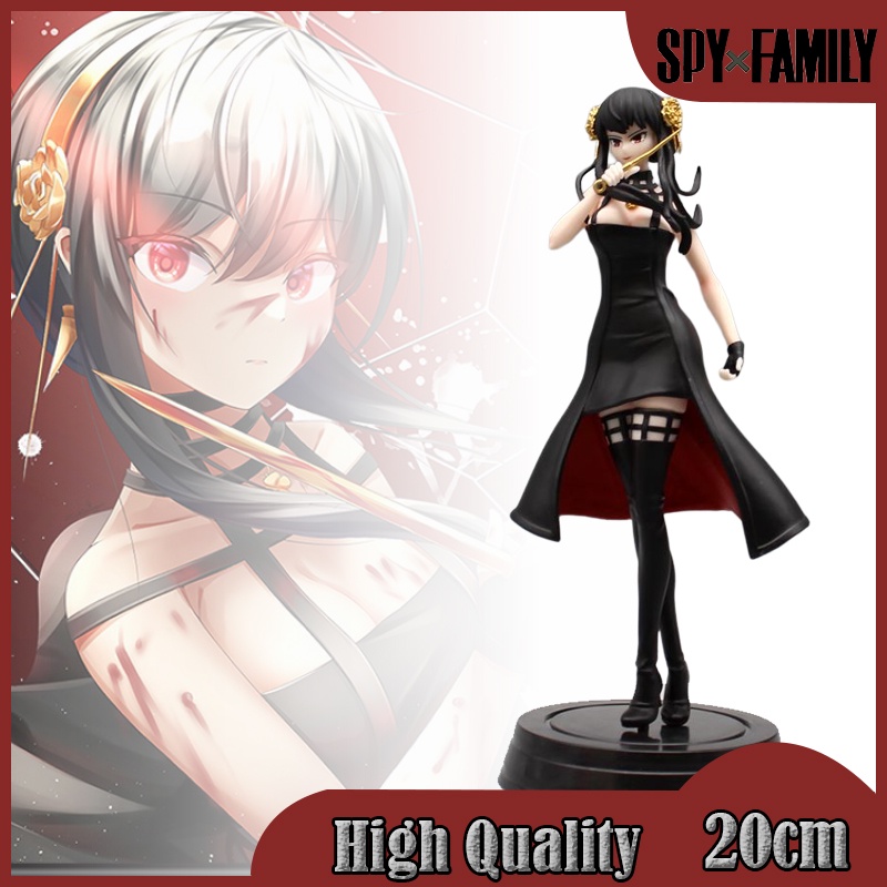 Mainan Action Figure Spy X Family Yor Forger Anime Spyfamily Bahan PVC Ukuran 20cm Untuk Koleksi