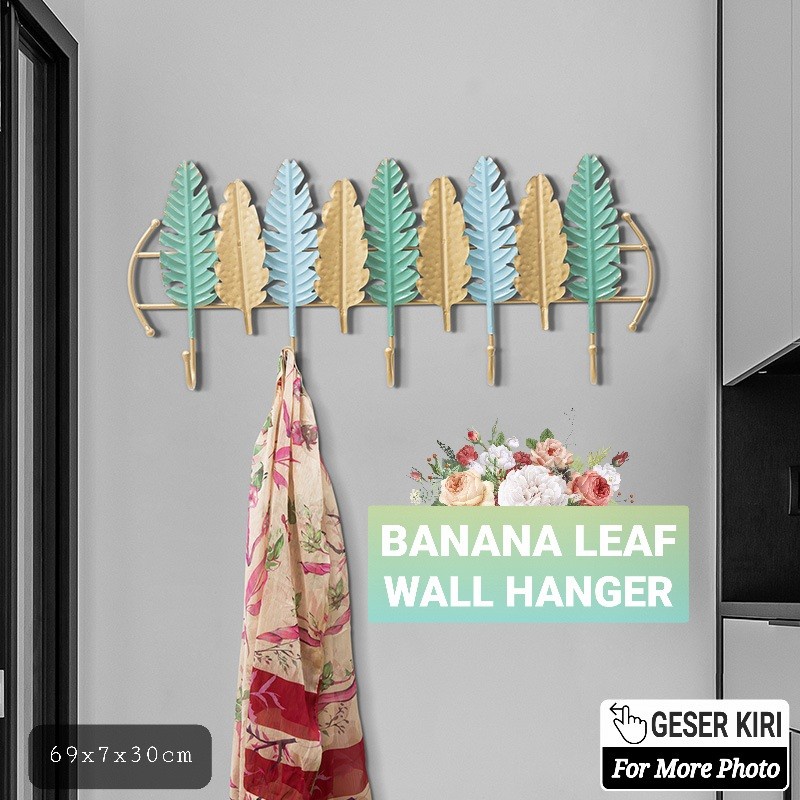 TBI Banana Leaf Wall Hanger Hiasan Gantungan Dinding Daun Pisang