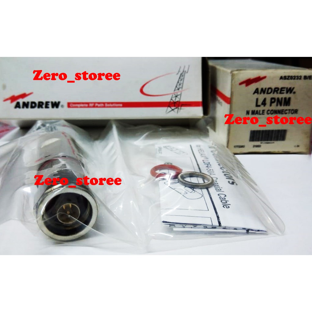 Konektor Andrew L4TNM-PS LDF4 N Male N laki Kabel Konektor LDF 4 Andrew Konektor Heliax L4PNM L4 PNM
