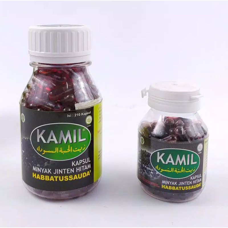Kamil Obat Jamu Herbal Segala Semua Penyakit Kamil Minyak Jinten Hitam Habbatussauda Isi 70 dan 210 