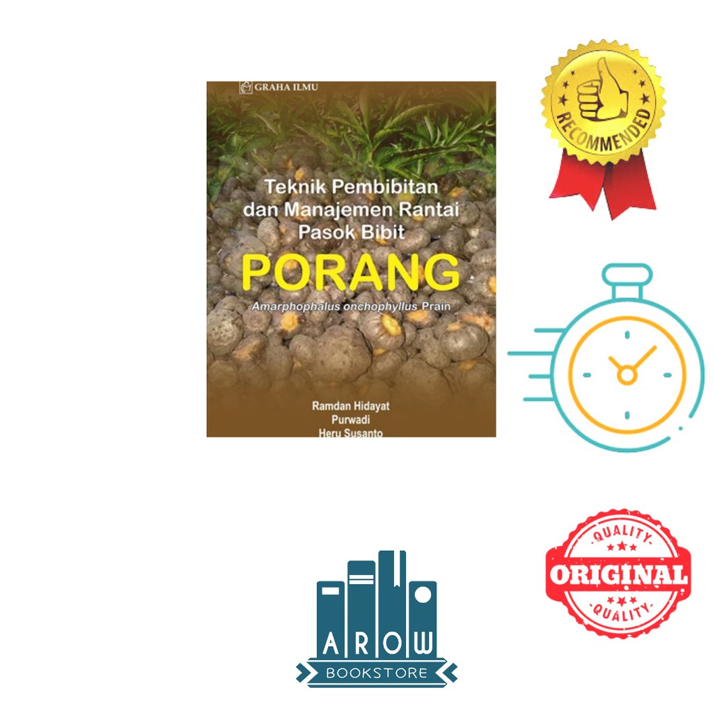 Jual Buku Teknik Pembibitan Dan Manajemen Rantai Pasok Bibit Porang ...