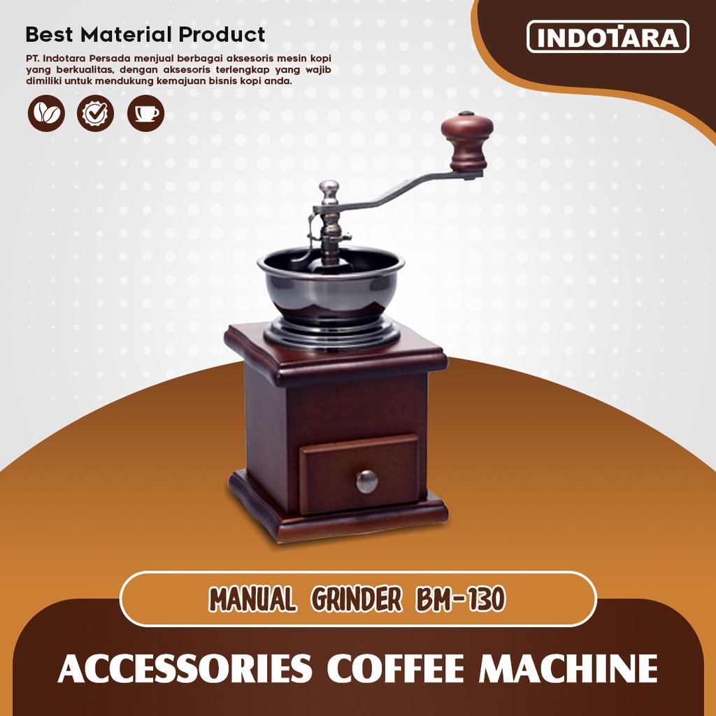 Gilingan Kopi Manual / Manual Coffee Grinder Vintage - BM130