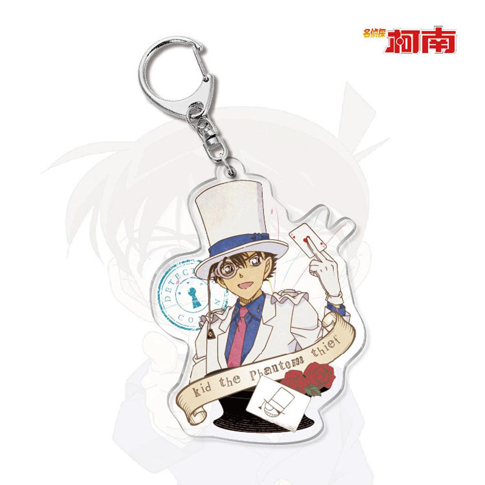 Quinton Conan Gantungan Kunci Liontin Hadiah Miniatur Detektif Conan Scultures Darah Panas Anime Key Ring