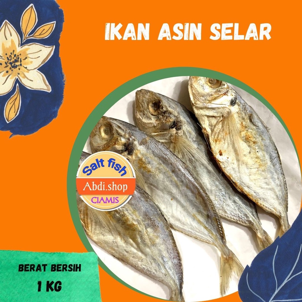 

ikan asin selar kering 1kg murah