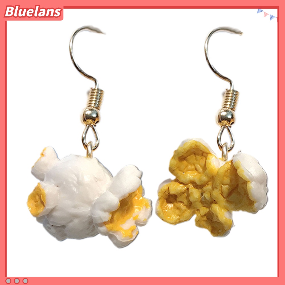 Anting Kait Gantung Wanita Desain Makanan Popcorn Untuk Pesta / Club / Hadiah