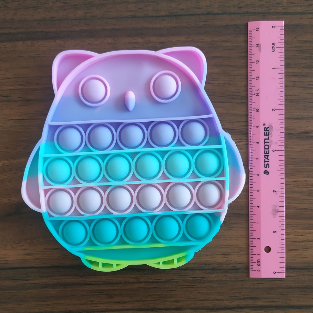 Pop It Fidged Toys Mainan TikTok Push Pop-Owl