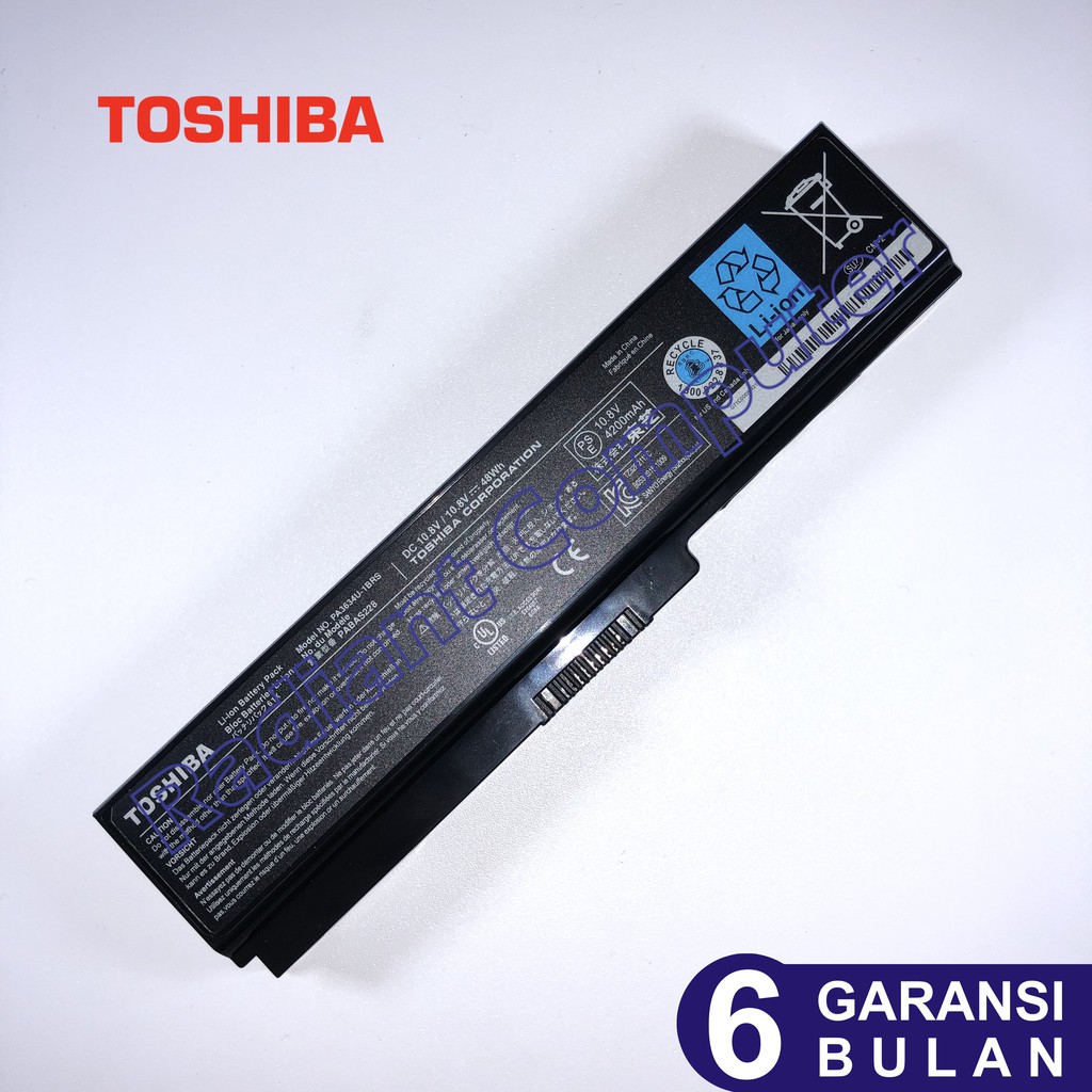 Baterai Toshiba Satellite PS300C U405 U400 U500 U505 S100 PA3634U