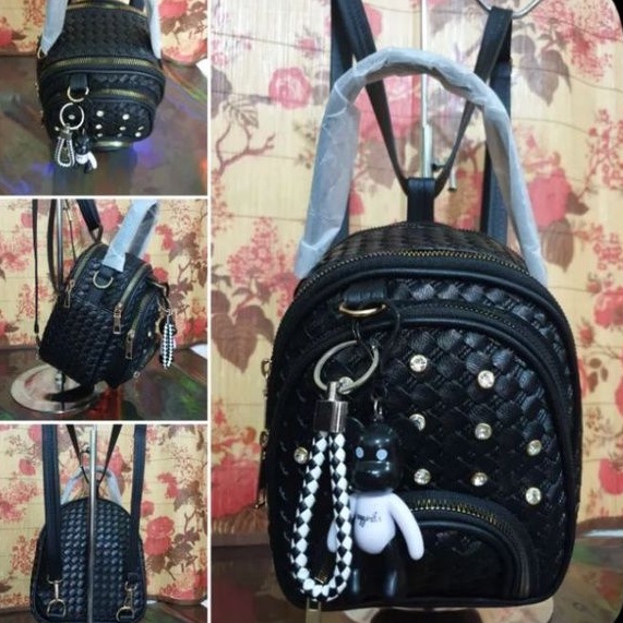 TAS WANITA RANSEL/SELEMPANG CIBAO 3IN1 KEKINIAN 2022 FREE GANTUNGAN KUNCI IMPORT