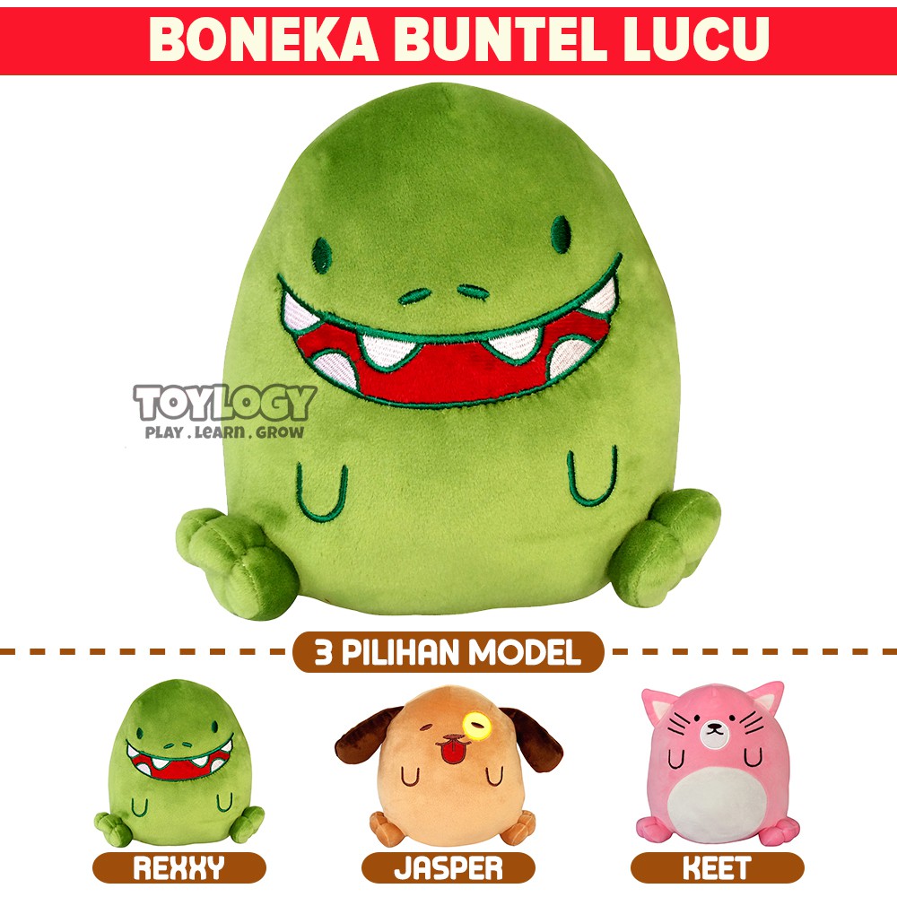 Ozco Boneka Bantal Buntel Lucu Dekorasi Sofa Karakter Onimals Monster Hewan Kucing Anjing Cat Dog Pu