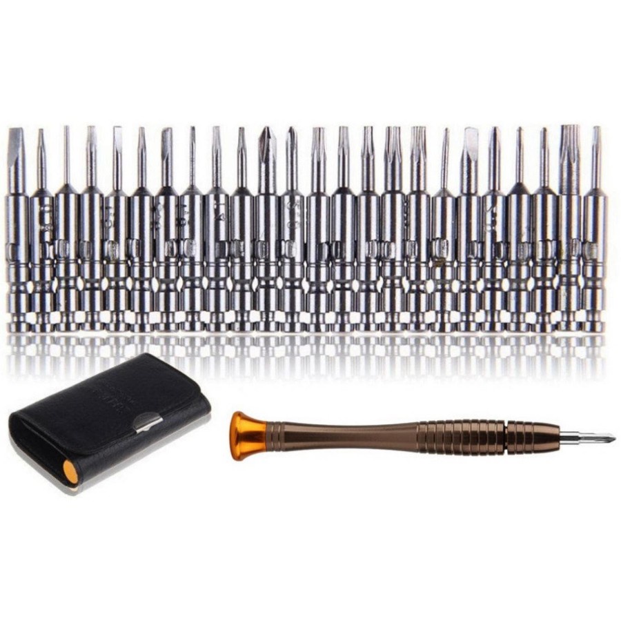 Obeng Torx 25 in 1 Set Reparasi Handphone Laptop Kamera Kacamata Jam
