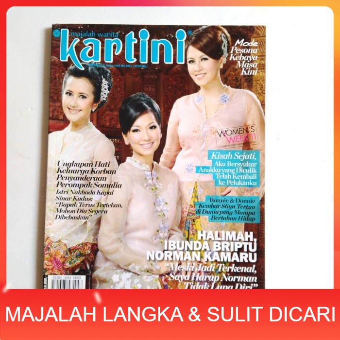 Majalah KARTINI No.2294 Mei 2011 Cover AB THREE Langka