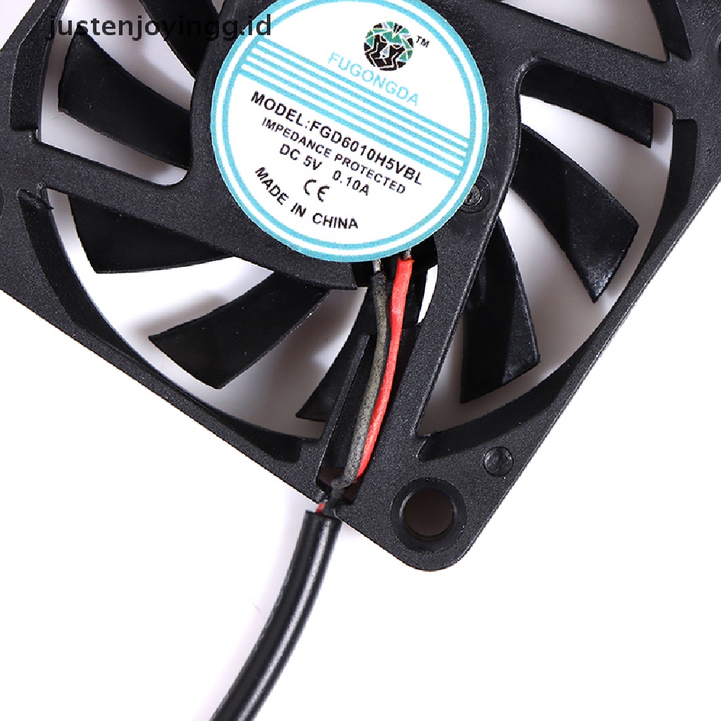 【justenjoyingg.id】 DC 5V USB Brushless Sleeve Bearing Fen Computer PC Silent Cooler Cooling Fan Lot .