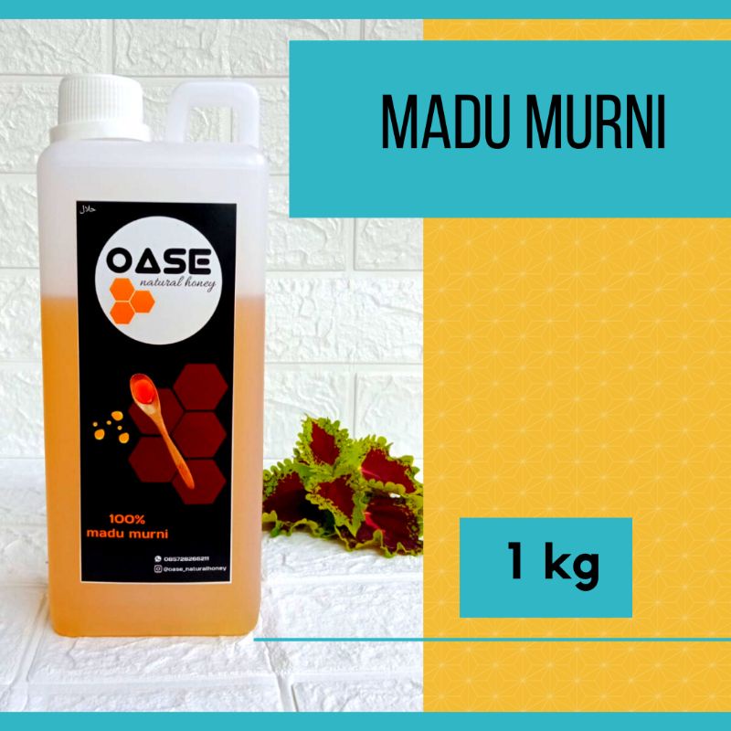 

Madu Murni Asli Premium OASE Raw Honey 1 kg