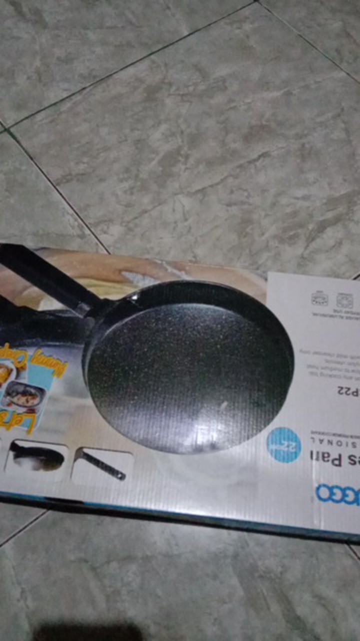 Teflon Suggo Crepes Pan Sg-dcrp22 (22cm) Creper Cetakan Lumpia / Crepe / Risol Wajan Kwalik / Kualik