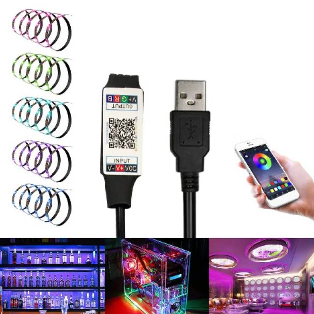 Bluetooth RGB led strip controller 5v 12v