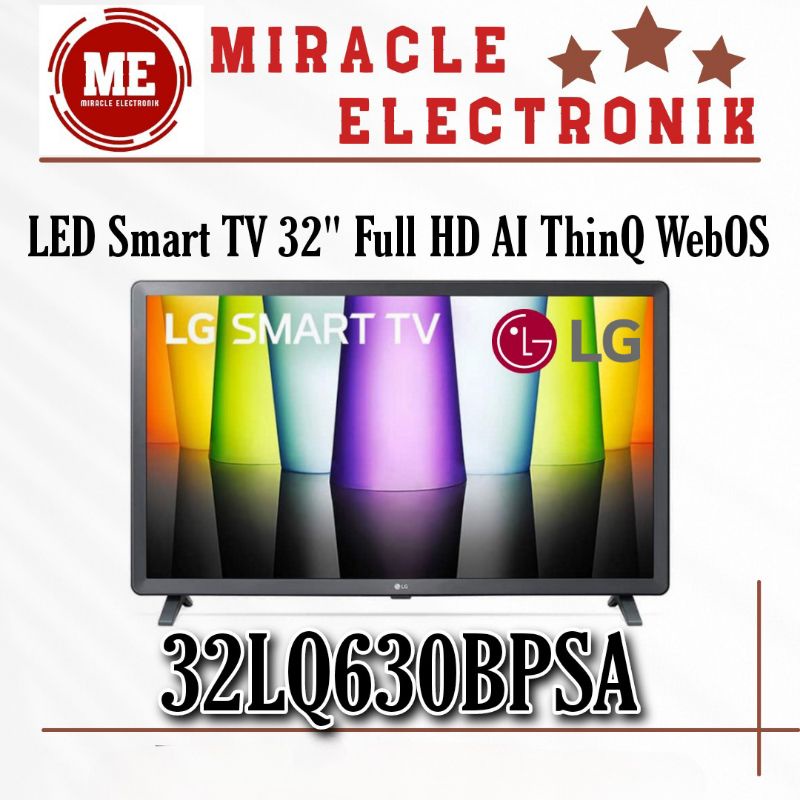 LG 32LQ630BPSA LED SMART TV 32 INCH FULL HD AI THINQ WEB OS 32LQ630