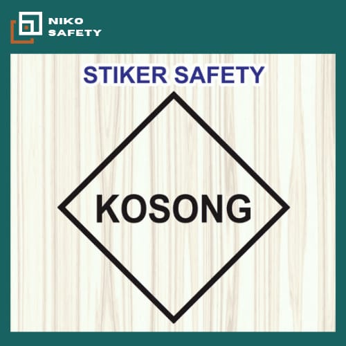 

Sticker Safety Sign / Sticker Kosong / Stiker Label B3 Kosong P3K / Sticker Custom Nico Safety