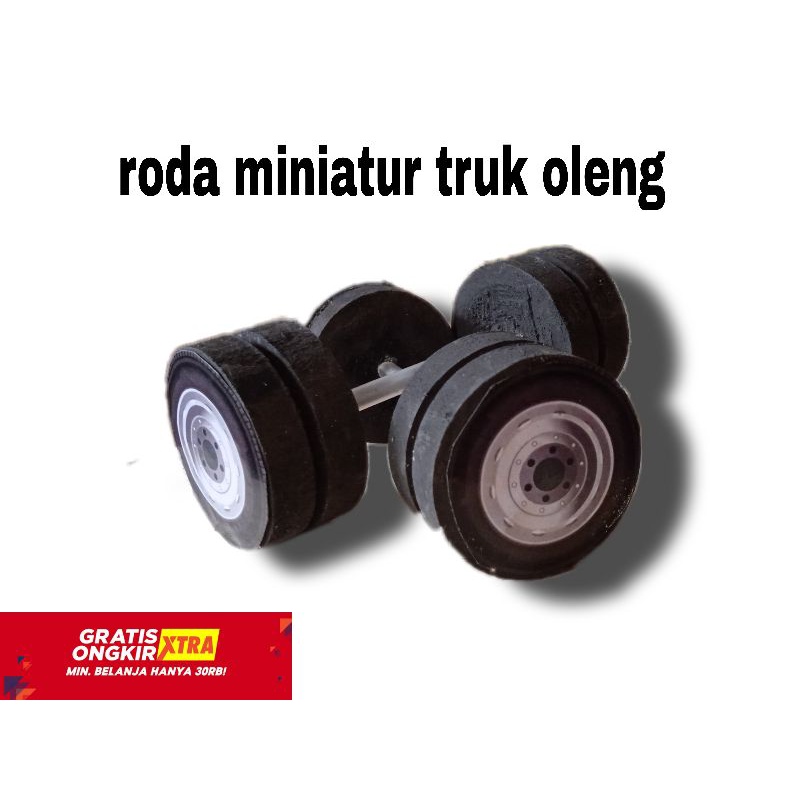 Roda miniatur truk oleng
