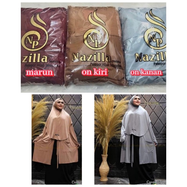 Ready,Cardi Nizma 3in1 Nazilla