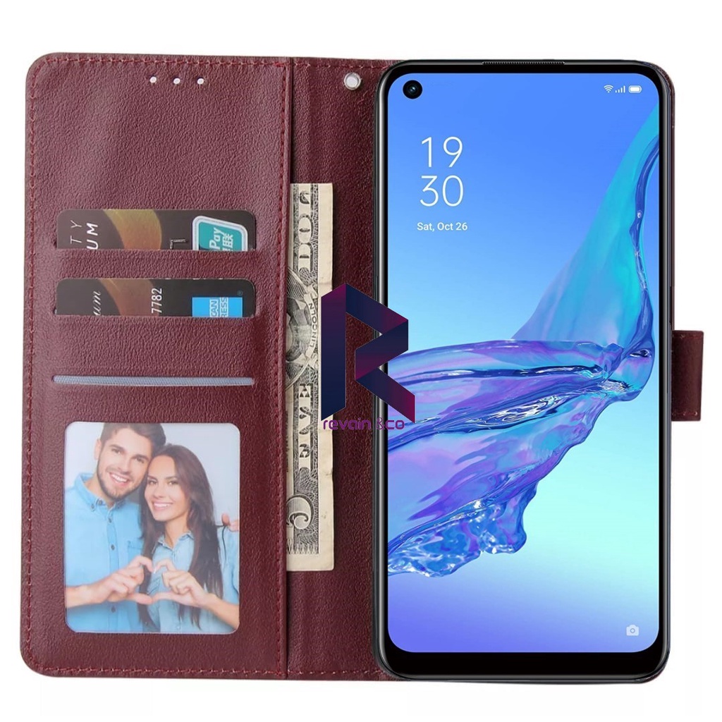 FLIP COVER VIVO Y30/Y30i CASING DOMPET FLIP WALLET LEATHER KULIT PREMIUM SARUNG BUKA TUTUP FLIP CASE VIVO Y30 Y30i